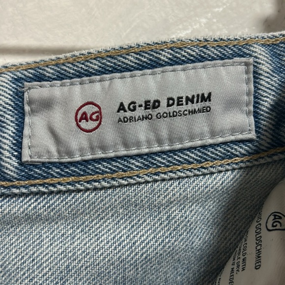 AG Alexxis high rise vintage straight jean size 29 light wash long baggy relaxed - Picture 11 of 13
